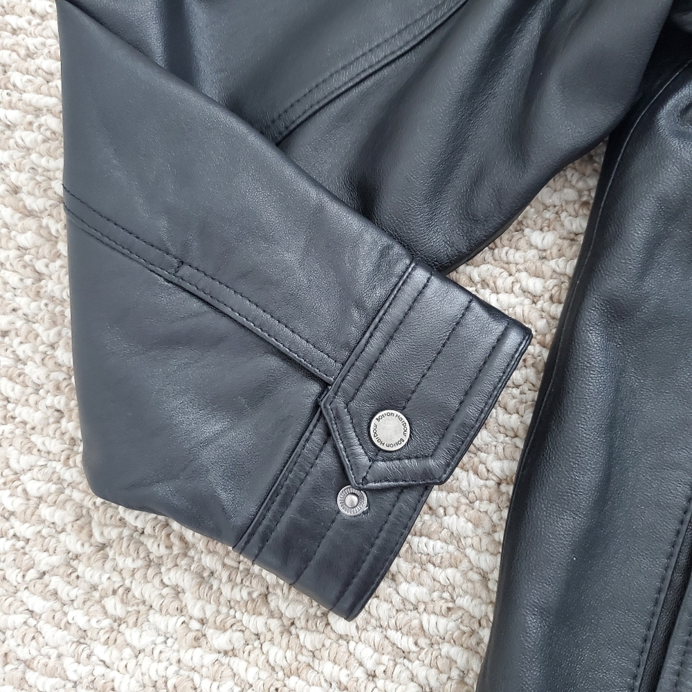 Leather Jacket Boston Harbour View 3